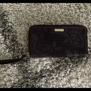Kate spade gently used wallet, Color Burgundy